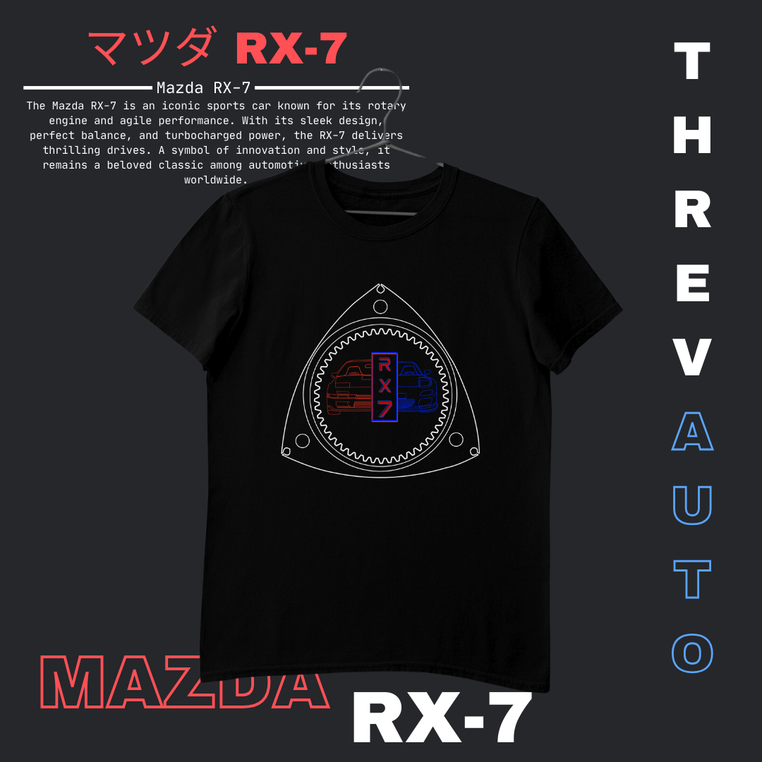 Mazda RX-7 FC/FD T-Shirt - Classic JDM Car Graphic Tee